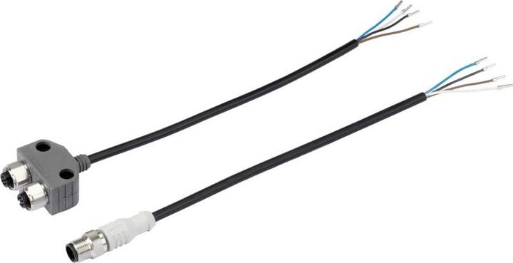 Image du produit Bürkert Prise ronde femelle M12, 8 pôles câble confectionné 2 m