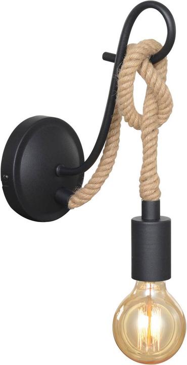 Immagine prodotto Lucande Lampada da parete Ropina con corda di canapa (E27)