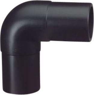 Actual product image Georg Fischer PE elbow 90° 160mm PN16 - PE100-SDR11. GF