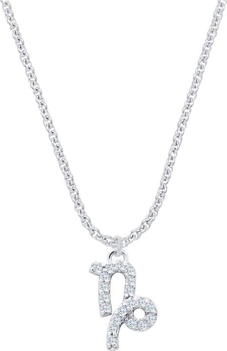 Image du produit Candy Collier signe astrologique Capricorne, argent 925 sterling (Argent sterling 925, 42 - 45 cm)
