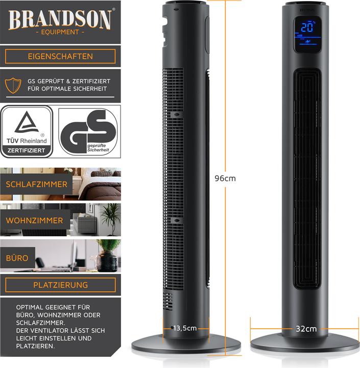 Produktbild Brandson Turmventilator (48 dB)