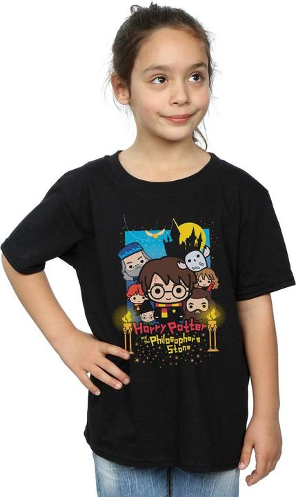 Actual product image Harry Potter Girls Chibi Cotton T-Shirt (152, 158)