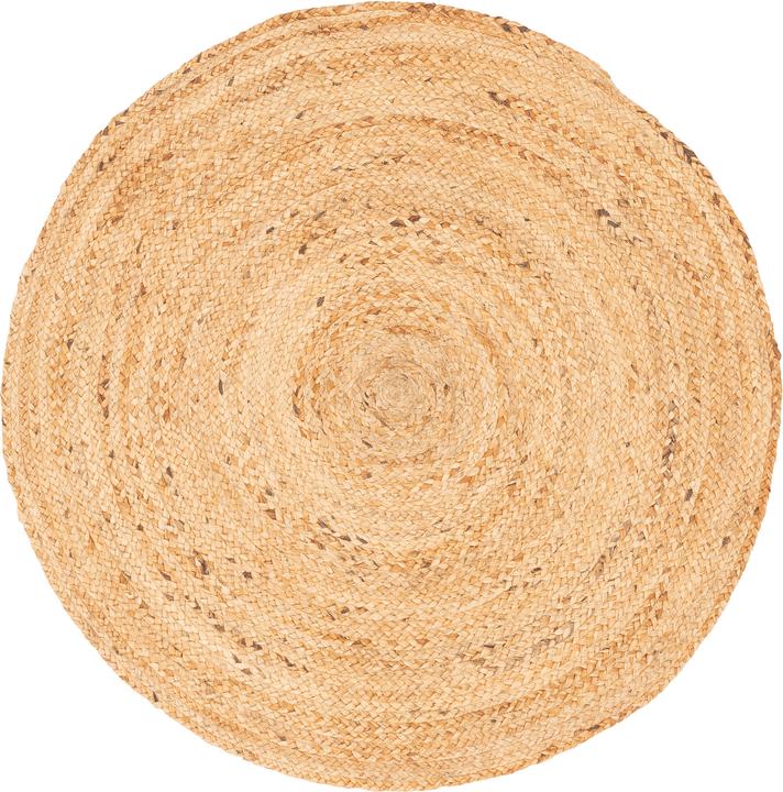 Produktbild Pergamon Naturfaser Handgefertigt Jute Teppich Nele Rund (120 x 120 cm)