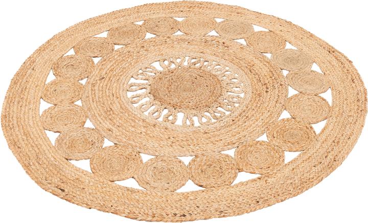 Immagine prodotto Pergamon Tappeto di juta fatto a mano Pia Round (120 x 120 cm)