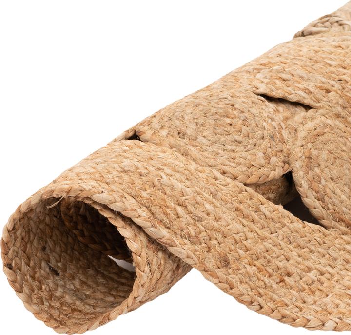 Immagine prodotto Pergamon Tappeto di juta fatto a mano Pia Round (120 x 120 cm)
