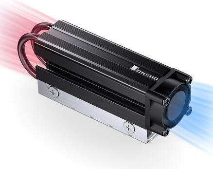 Actual product image Jonsbo M.2-7 - Cooler for M.2 SSDs, black