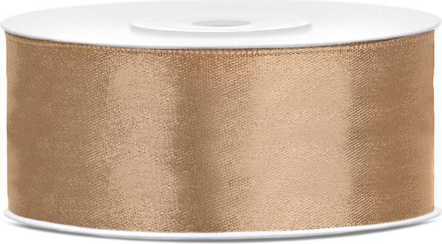 Immagine prodotto Partydeco Nastro satinato oro chiaro (Nastro da regalo, 1 x)