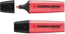 Produktbild STABILO Leuchtmarker rot, 10er Karton (Rot, 5 mm, 10 x)