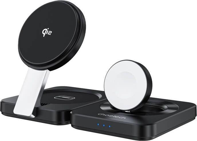 Choetech Foldable 3-in-1 magnetic charger Qi2 (15 W)