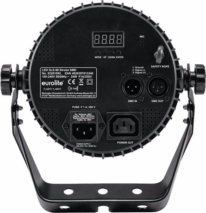 Actual product image Eurolite SLS-98 DMX LED effect spot Number of LEDs:98 White