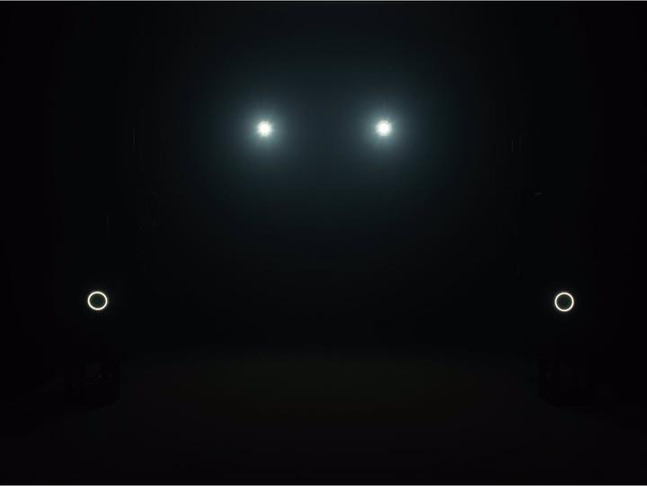 Actual product image Eurolite SLS-98 DMX LED effect spot Number of LEDs:98 White