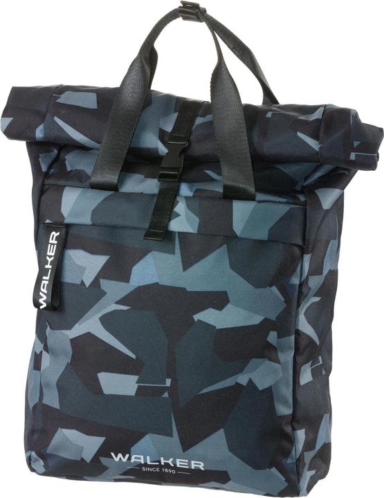 Walker Freizeitrucksack Roll Top 20 - 23 l, Camouflage/Anthrazit (23 l)