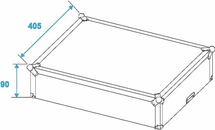 Actual product image Roadinger Profi Case (L x W x H) 435 x 475 x 230 mm (Accessories)