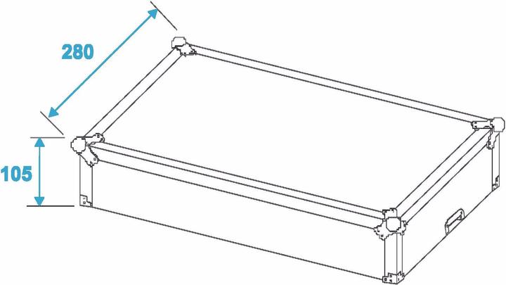 Produktbild Roadinger Mixer Case Case (L x B x H) 300 x 560 x 260 mm (Zubehör)