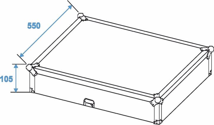 Image du produit Roadinger Mixer-Case Case (L x l x h) 260 x 570 x 490 mm (Accessoire)