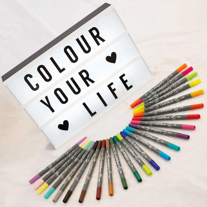 Actual product image Online Calli Twin & Calli Brush (Multicoloured, 40 x)
