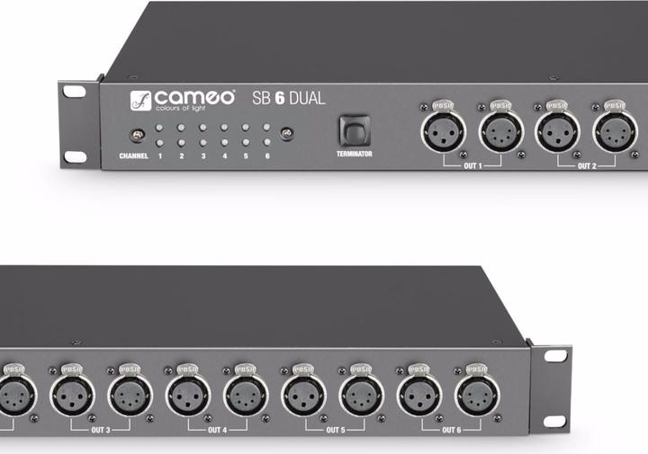 Actual product image SB 6 DUAL 6-channel DMX