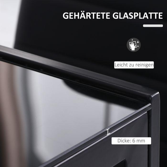 Produktbild Swisshandel24 Esstisch Küchentisch grosser Tisch, modernes Design, 120cmx60cmx75cm, Schwarz (120 x 60 x 75 cm)