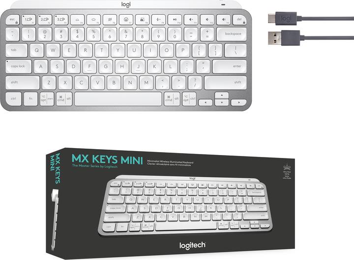 Immagine prodotto Logitech MX Keys Mini (CH, Senza fili)