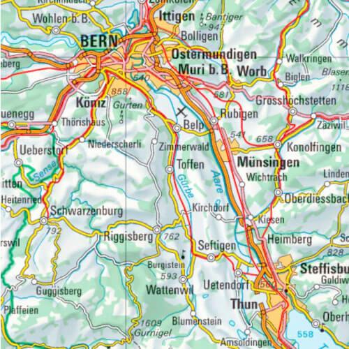 Produktbild Landkarte 700 Schweiz 1:500'000