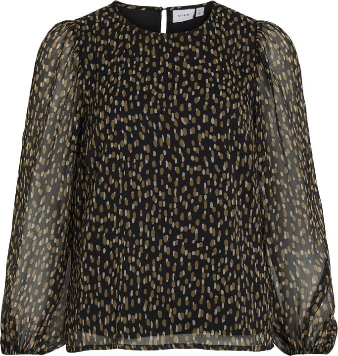 Actual product image Vila Round neck top with long sleeves (36)