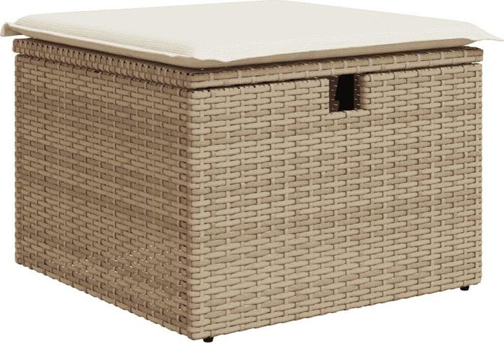 Produktbild VidaXL Gartenmöbel Sofa Garnitur Gartengarnitur Garten Sitzgruppe 8-tlg. Beige
