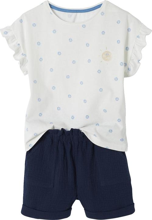 Produktbild Vertbaudet Mädchen-Set: T-Shirt & Shorts (158)