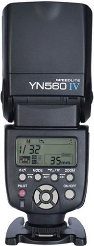 Immagine prodotto Yongnuo YN560IV Speedlite (Attacco del flash, Canon, Nikon, Olympus, Pentax)