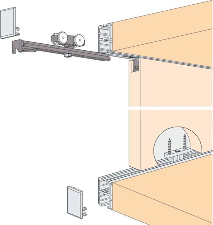 Produktbild HAWA Schiebetürbeschläge -REGAL C 16 HM, Inslide