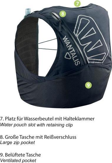 Produktbild Wantalis Hydrabag Running Trinkweste 8L (8 l)