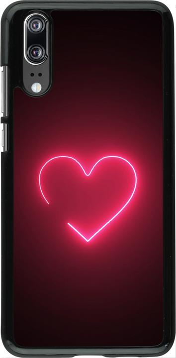 Produktbild PhoneLook Hülle Valentine 2023 single neon heart (Huawei P20)