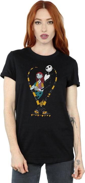 Immagine prodotto Disney Nightmare Before Christmas Jack And Sally Love Maglietta Ampia Donna (L)