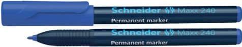 Produktbild Schneider Permanentmarker Maxx 240 Strichstärke: 1-2 mm Schreibfarbe: blau (Blau, 2 mm, 10 x)