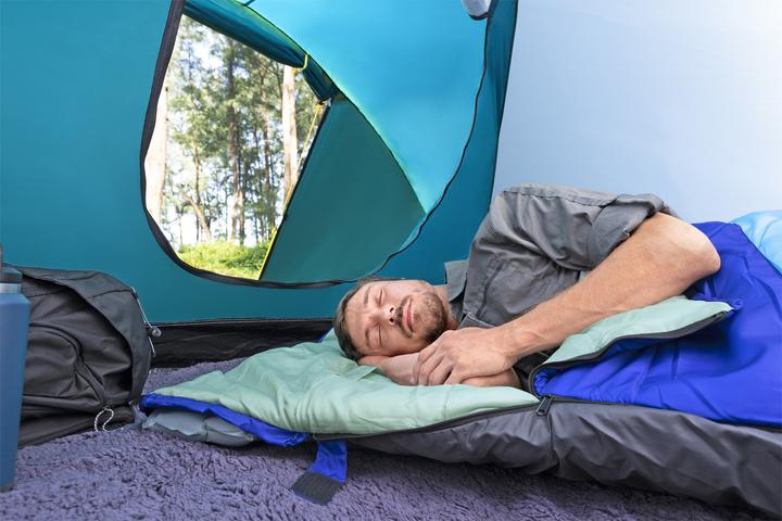 Productafbeelding Bestway 2-in-1 slaapzak Wanderlite™ met geïntegreerd, opblaasbaar slaapmatje 203 x 75 x 9 cm (198 cm)