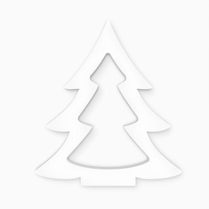 Immagine prodotto Trenddeko Lettera decorativa 3D Fir Tree 02 (27 x 30 cm)