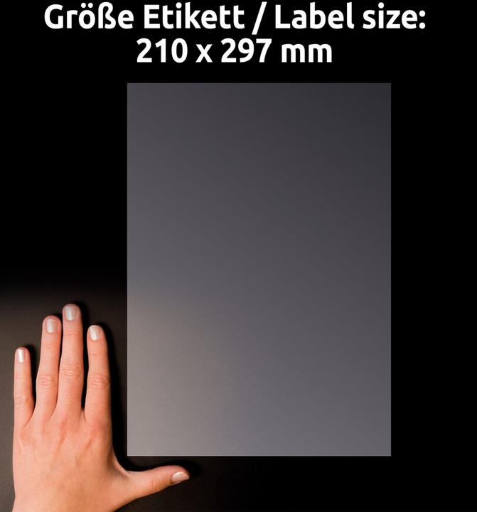 Image du produit Avery Étiquettes antimicrobiennes, amovibles, transparentes