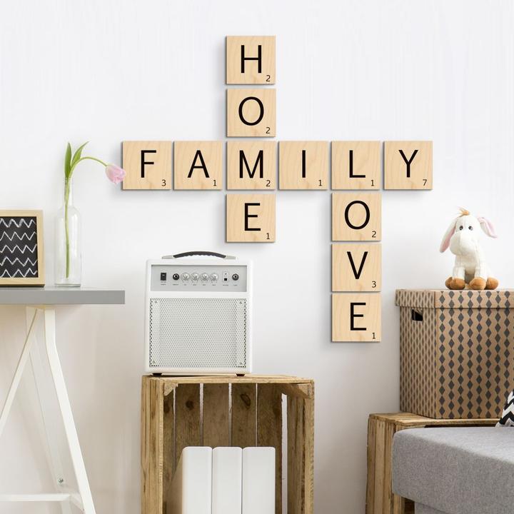 Immagine prodotto Trenddeko La famiglia Letterstones (15 x 15 cm)
