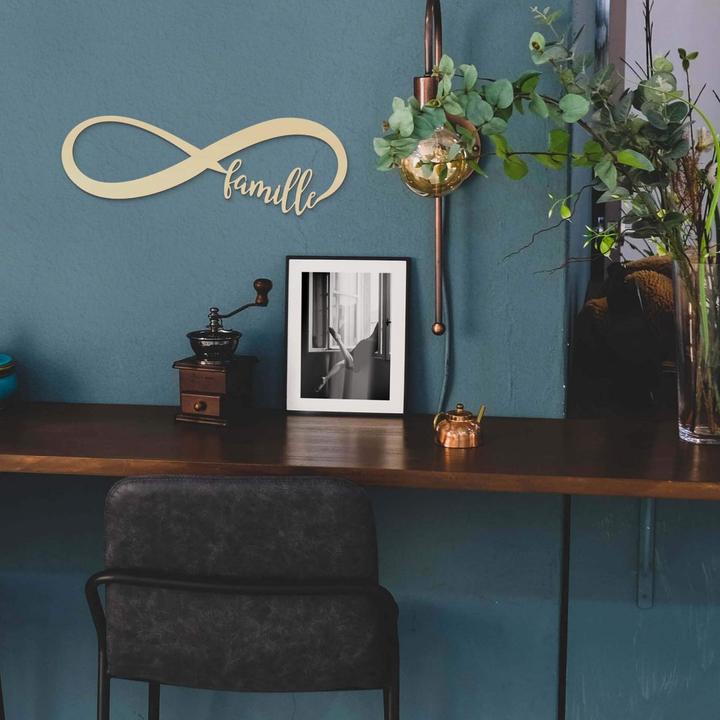Produktbild Trenddeko Unendlich Infiniment Famille (60 x 21 cm)