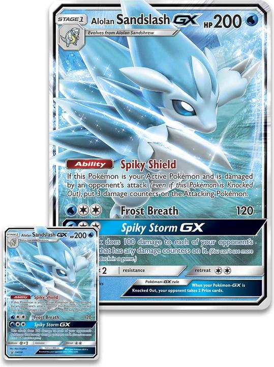 Actual product image Pokémon Alolan Sandslash GX Collection Box (English, Box Set & Collection)