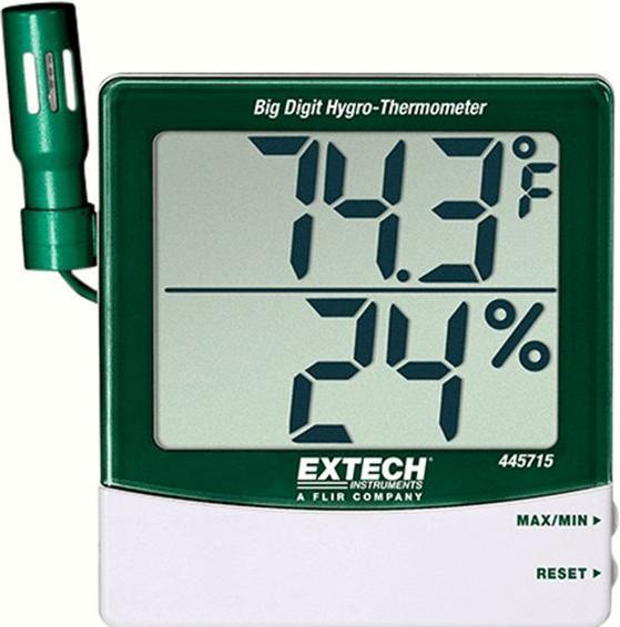 Actual product image Extech Instruments Hygro-Thermometer with remote probe, 10... 99%, -10... 60°C (Thermometers)