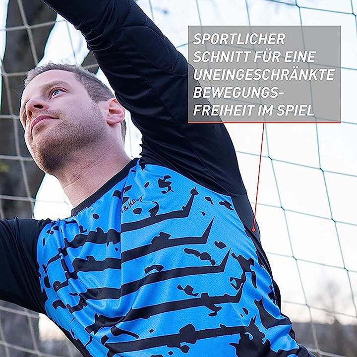 Immagine prodotto Catch & Keep Maglia Bambini Adulti Portiere Maglia calcio Top Keeper Maglia calcio (128)