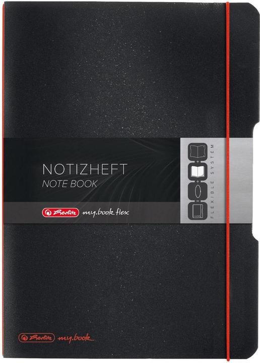 Herlitz mon.livre Flex (A5, Quadrillé, Couverture souple)