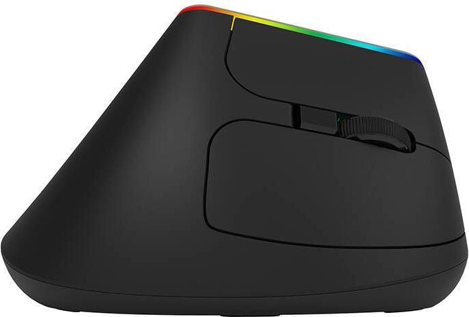 Produktbild Delux Wireless Vertical Mouse M618C 2.4G 1600DPI RGB (black) (Kabellos)