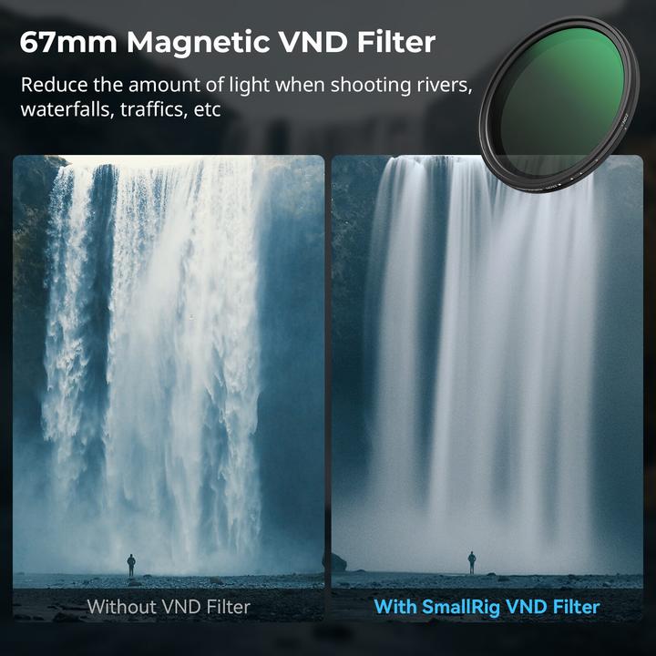 Produktbild SmallRig 5-in-1 Attachable Filter Kit (67 mm, Black Mist Filter)