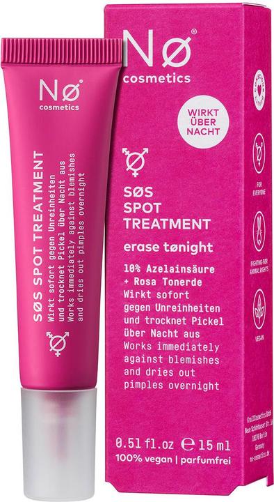 Actual product image Nø Cosmetics SØS Spot Treatment (15 ml, Night cream)