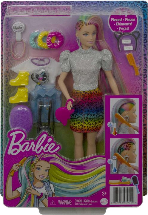 Image du produit Barbie Poupée Cheveux arc-en-ciel
