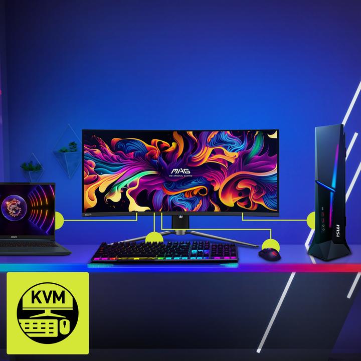 Actual product image MSI MAG 341CQPDE QD-OLED (3440 x 1440 pixels, 34")
