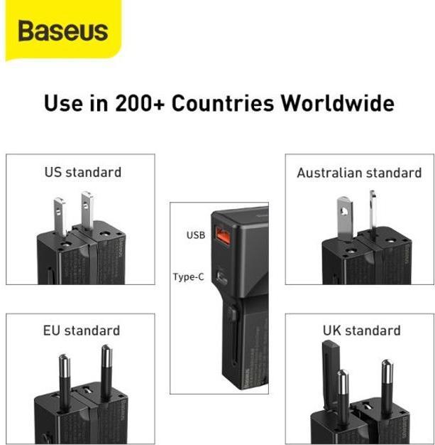 Image du produit Baseus Fiche de conversion universelle