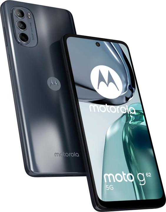 Motorola Moto G62 5G (128 GB, Midnight Grey, 6.50", Hybrid Dual SIM, 50 Mpx, 5G)