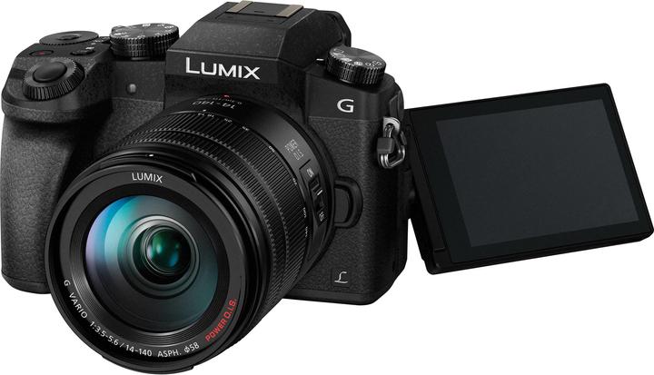 Produktbild Panasonic Lumix G70 Kit (14 - 140 mm, 16.10 Mpx, Micro Four Thirds)